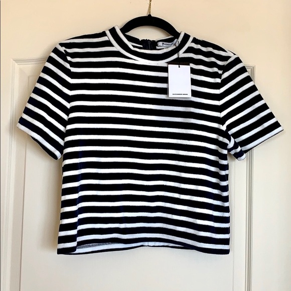 Alexander Wang Tops - Alexander Wang Velour Crop